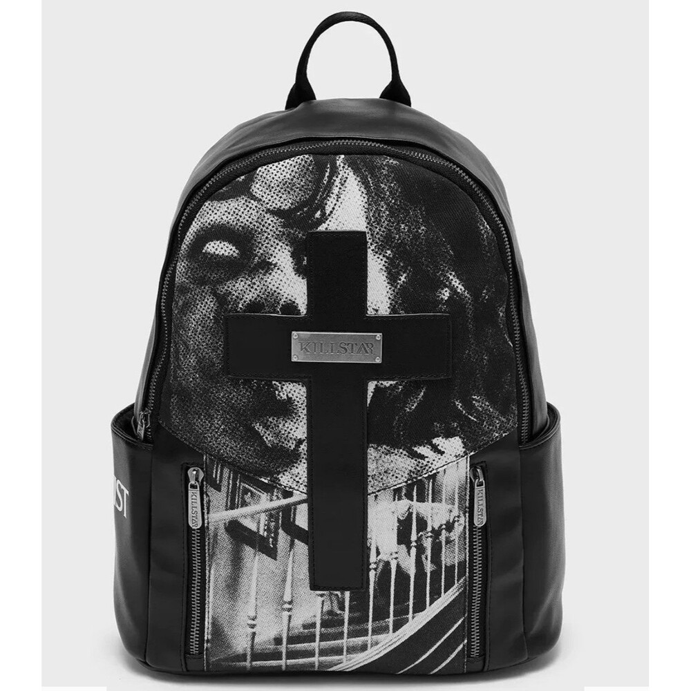 KILLSTAR x The Exorcist Keep Away Backpack Goth Horror Cross NWT Flawed Rare